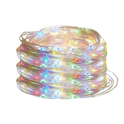USB LED String Light 1M 3M 5M 10M Fairy Christmas Lights Copper Wire Wedding Garland Lights for Christmas Holiday Party Decor