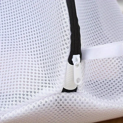 Mesh Shoe Laundry Bag – Zippered Washing Bag for Shoes, Travel & Clothing Protection