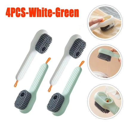 Multi-Function Automatic Spot Shoe Brush – Soft Bristle Handheld Cleaner with Liquid Dispenser