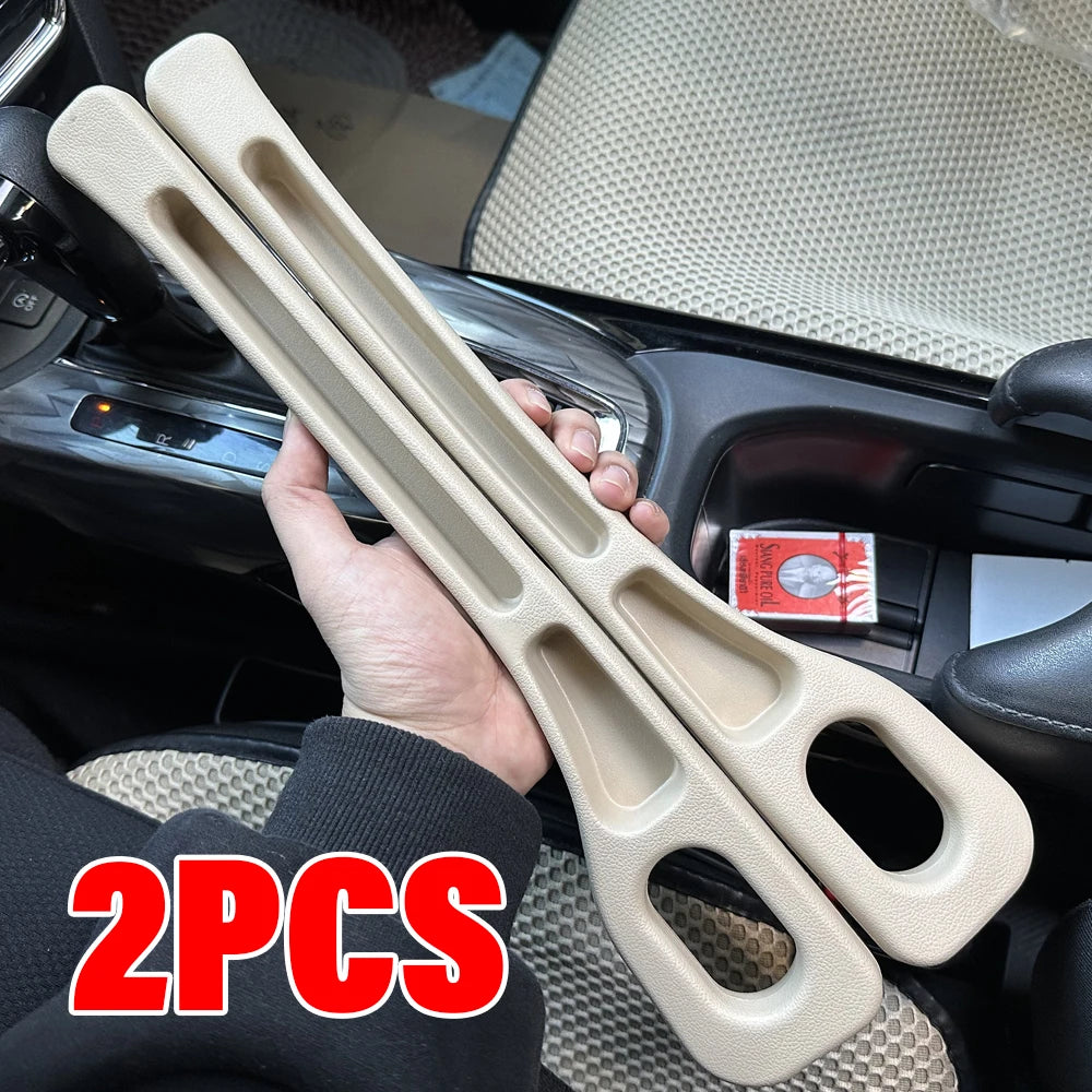 Car seat gap sealant, leak-proof filling strip, seat edge seam protector, and driver's seat storage strip to prevent loss.