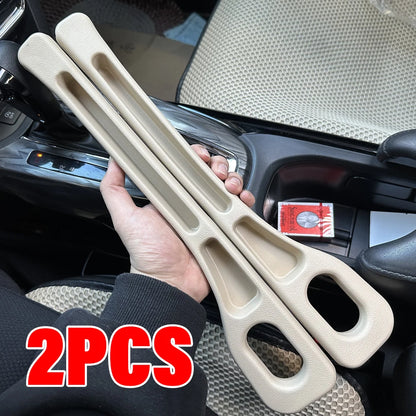 Car seat gap sealant, leak-proof filling strip, seat edge seam protector, and driver's seat storage strip to prevent loss.
