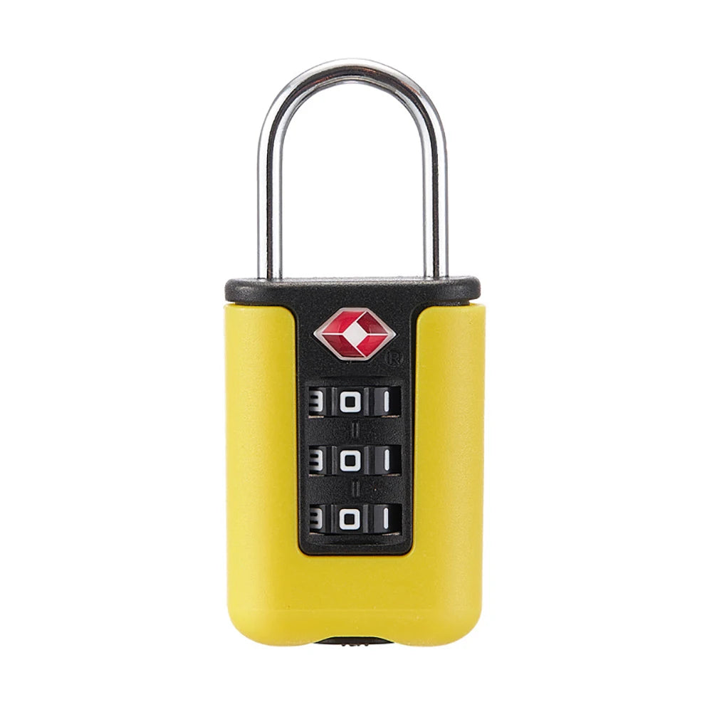 TSA Combination Lock for Luggage – 3-Digit Customs Code Padlock for Travel Bags & Suitcases
