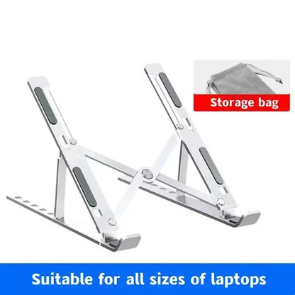 Portable Aluminum Laptop Stand Foldable Lap Top Base Notebook Support Computer Bracket For Macbook Air Pro Holder Accessories