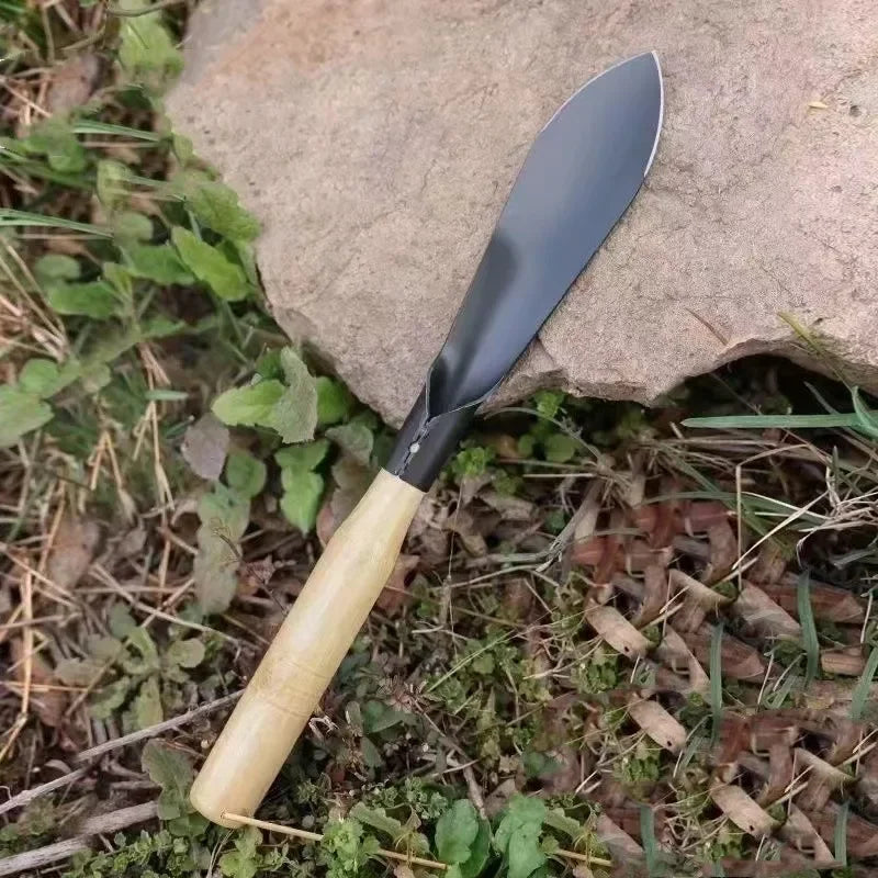 Multifunctional Garden Iron Hoe Shovel – Thickened Tool for Digging Wild Vegetables, Sea Plants & Flower Beds