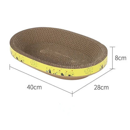 Corrugated Paper Cat Scratching Board – Durable Furniture Protector & Claw Toy