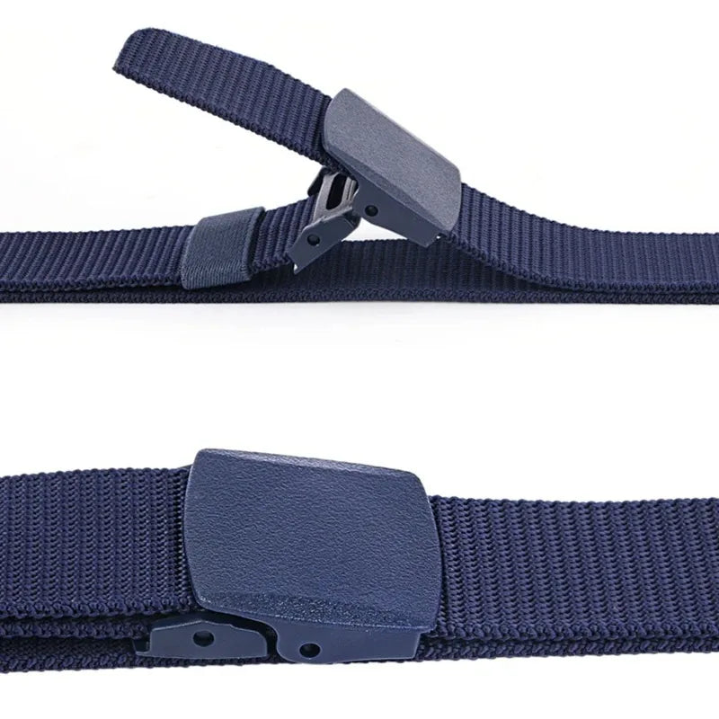New Men's Automatic Buckle Belt Outdoor Hunting Hiking Daily Work Sports Tactical Waist Belt Hunting Clothing Accessory