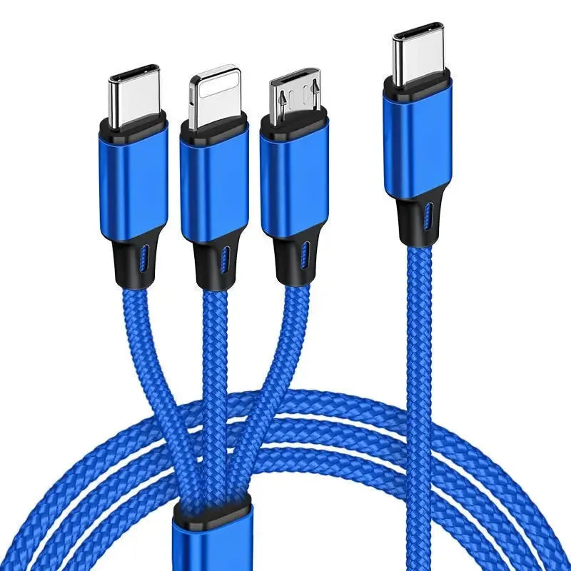 Clearance_Type-c Three-in-one Charging Line PD One-minute Three-vehicle Fast Charging Line_Continuous updates
