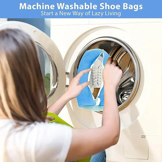Durable Shoe Washing Machine Bag or brush for All Shoe Types,Ideal for Sneakers and Casual Shoes,Laundry Wash Bag