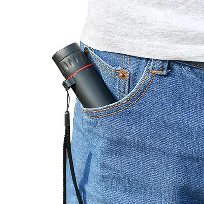 2000x25 HD Monocular Telescope Mini Portable Mobile Phone Telescope Outdoor Camping Hunting Birdwatching Telescopes