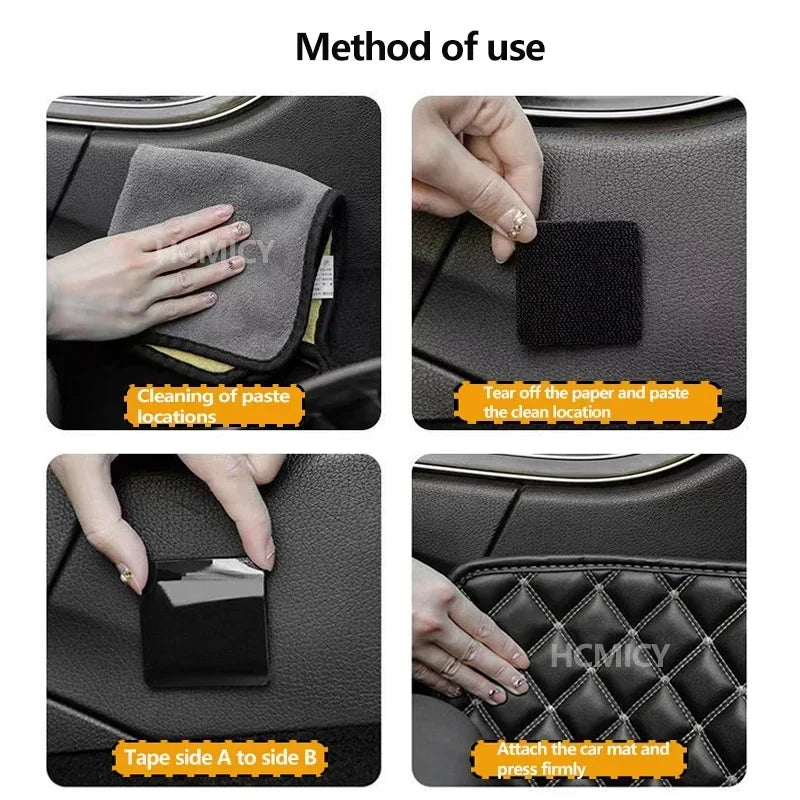 Universal Car Carpet Tape – Self-Adhesive Floor Mat Clip Fixing Bracket for Car & Home Mats