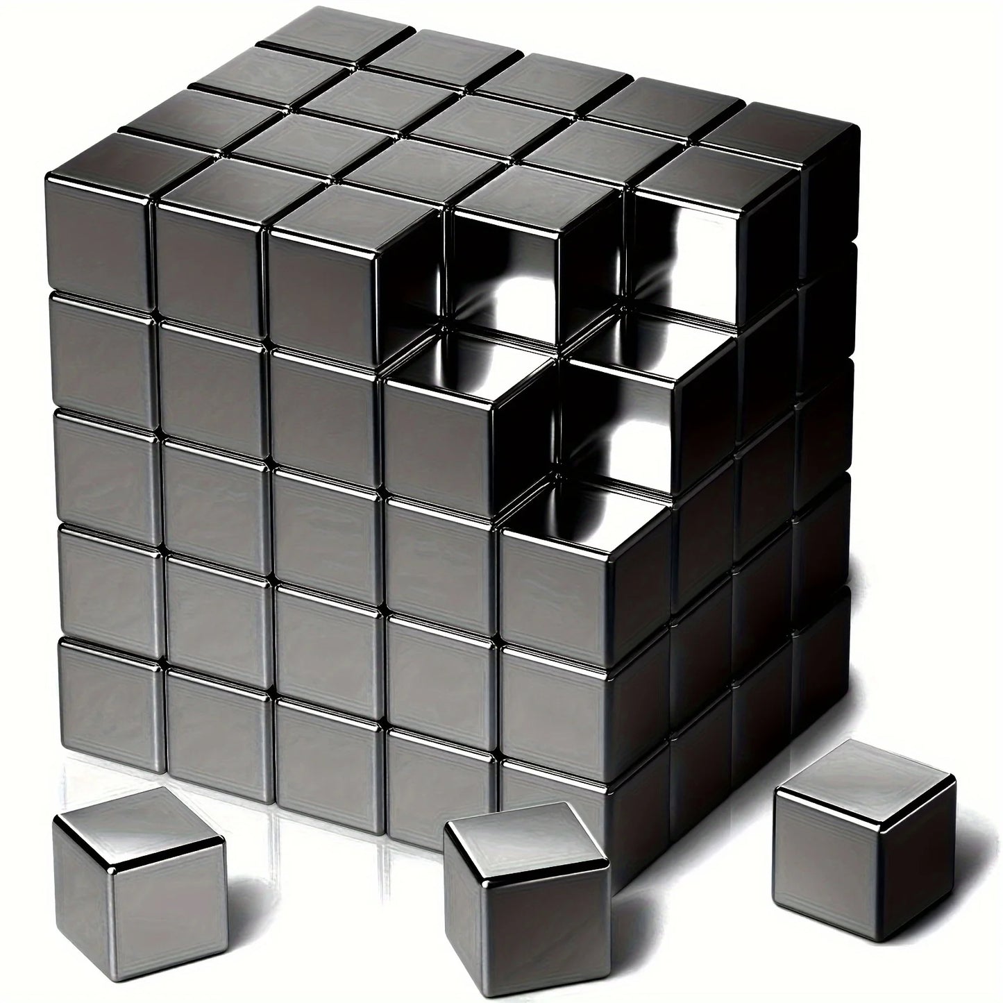 Square Magnets with Great Pull Force – Ideal for Fridge, Garage, Kitchen, Science Projects, Craft, Office & Easter Decor