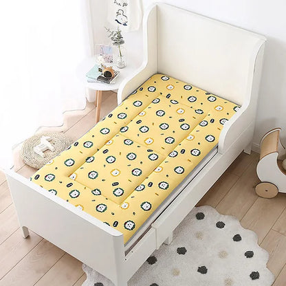 Thick Cotton Crib Mattress Pad – 120x60cm Baby Bed Cushion with Double-Sided Design