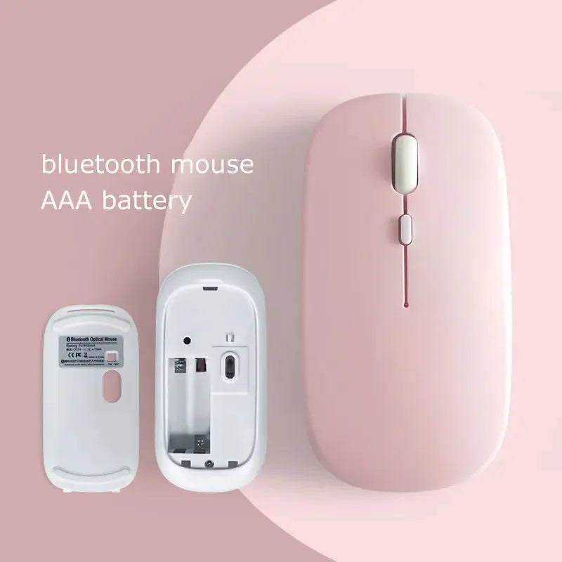 Wireless Bluetooth-Compatible Ergonomic Mouse – Portable Silent Computer Mouse for Laptop, iPad, Tablet & Gaming