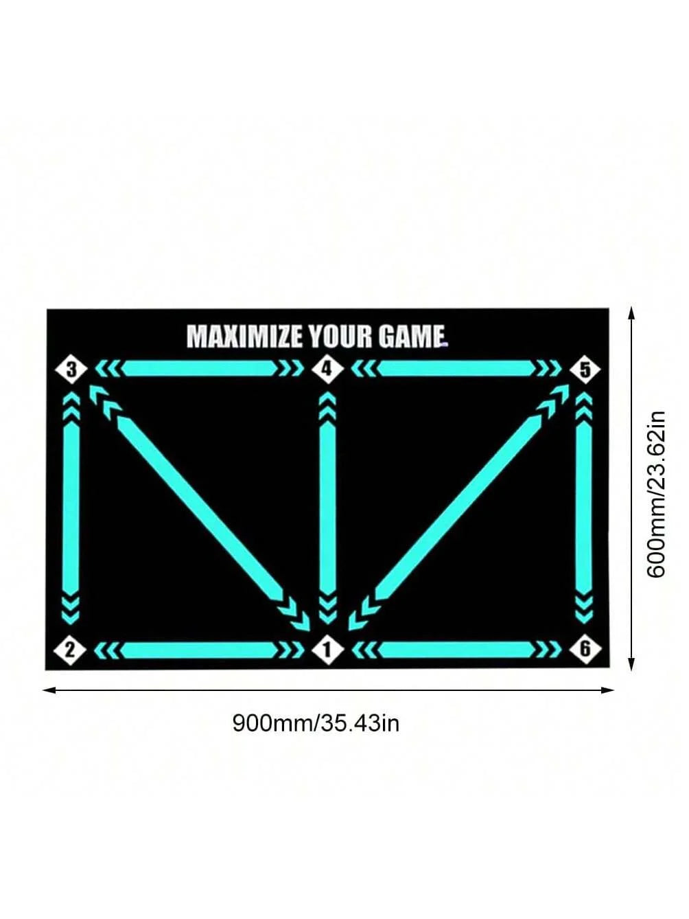 Thick Soccer Training Mat – 60x90cm Durable Non-Slip Foldable Mat for Indoor & Outdoor Use