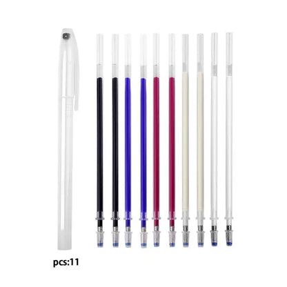 1Set High Temperature Disappearing Marker Pens – Heat Wrap Fade-Out Fabric Markers for Sewing & DIY