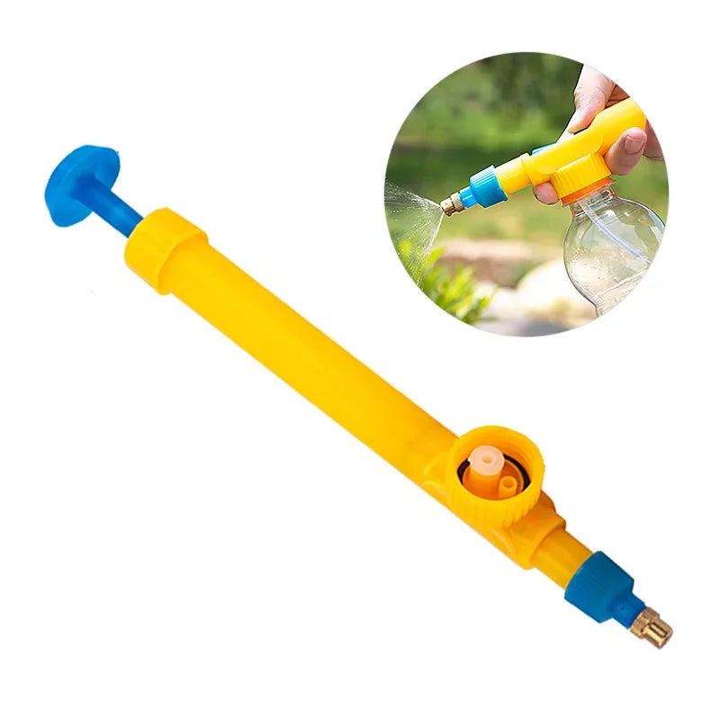 High Pressure Manual Air Pump Sprayer – Adjustable Drink Bottle Spray Head Nozzle for Garden Watering & Agriculture