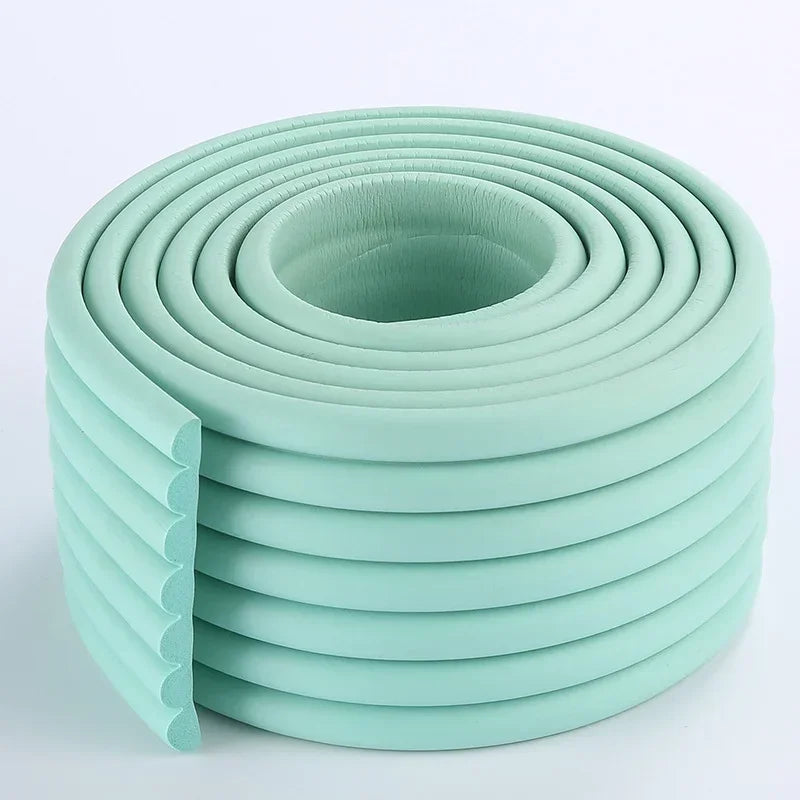 2M Table Edge Guard Furniture Corner Protector Self Adhesive U-Shape Anticollision Strip Child Safety Protection Soft Edge