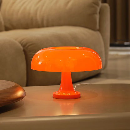 Mushroom Table Lamp – Modern Minimalist Danish Designer Bedside Lamp with 3-Color Dimming & USB Charging