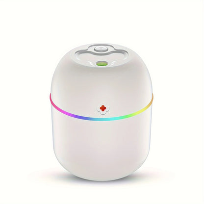 USB Aromatherapy Humidifier – Compact Cool Mist Diffuser with Ambient LED Light for Bedroom, Living Room, Desk & Office Use