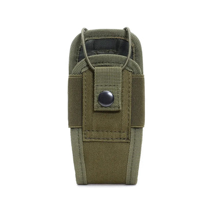 Tactical MOLLE Radio Pouch – 1000D Portable Walkie Talkie Holder for Camping & Hunting