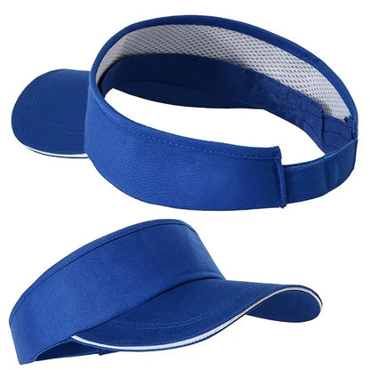 Adjustable Sun Visor Cap – Breathable Sport Hat for Golf, Tennis & Summer Workouts