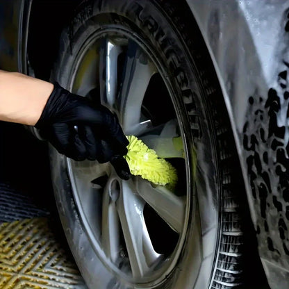 Car Gap Cleaning Wheel Brush – Nano Sponge Tire Beauty Tool for 4S Store and Auto Detailing