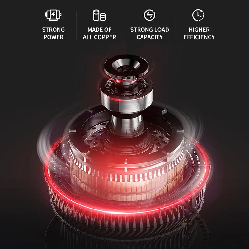 Portable Cordless Handheld Car Vacuum Cleaner Dual Use Blowing & Suction with Multi-Nozzles for Car Home Pet Office