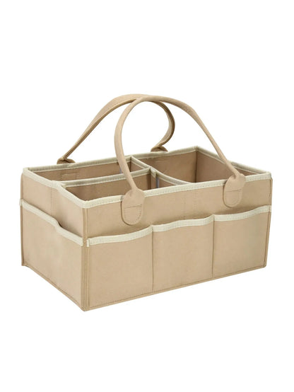 Baby Stroller Organizer Tote Bag – Foldable Portable Diaper Storage with Hanging Design for Moms