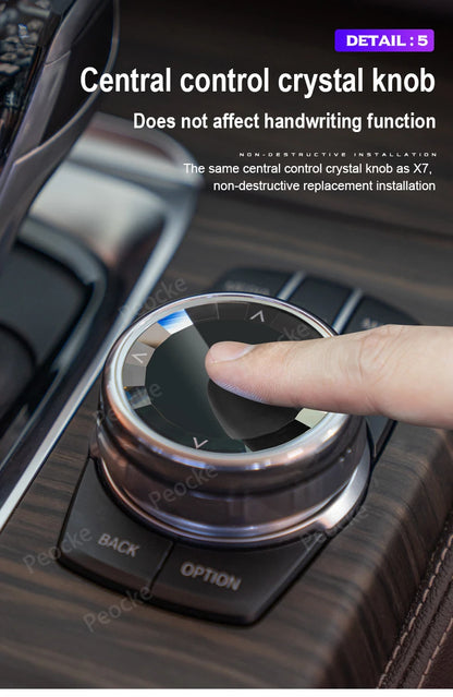 Crystal Multimedia Knob for BMW F33 F20 G20 G12 G30 F30 F11 Car Multimedia Buttons Cover G26 G29 F10 F06 F22 F36 Auto Accessory
