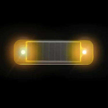 Mini LED Solar Power Car Warning Light – Wireless Anti-Theft Flashing Dummy Alarm Lamp for Night Security