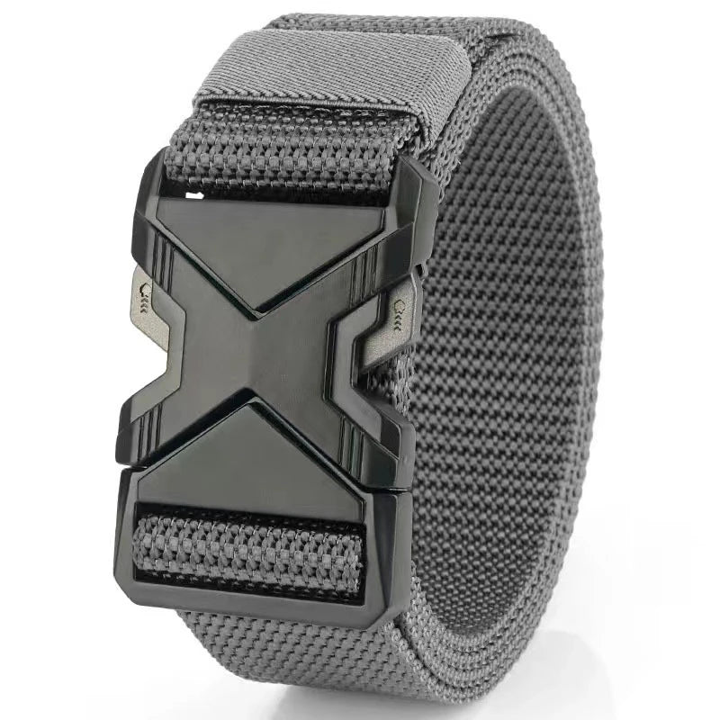 Men’s Tactical Sports Belt – Adjustable Quick Release Belt for Outdoor Training, Hiking & Mountaineering