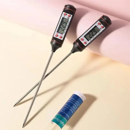 Kitchen Digital Food Thermometer – Electronic Probe for Meat, Grill, BBQ & Baking