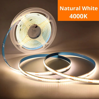 LED COB Light Strip Touch Dimmer – Flexible 5V USB Diode Tape for Indoor Room, TV, Mirror & Wall Backlight