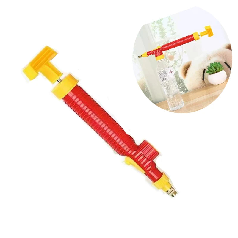 Watering Irrigation High Sprayer Water Pressure Flower Garden Gun Sprayer Head Juice Bottles Interface Plastic Trolley Spray
