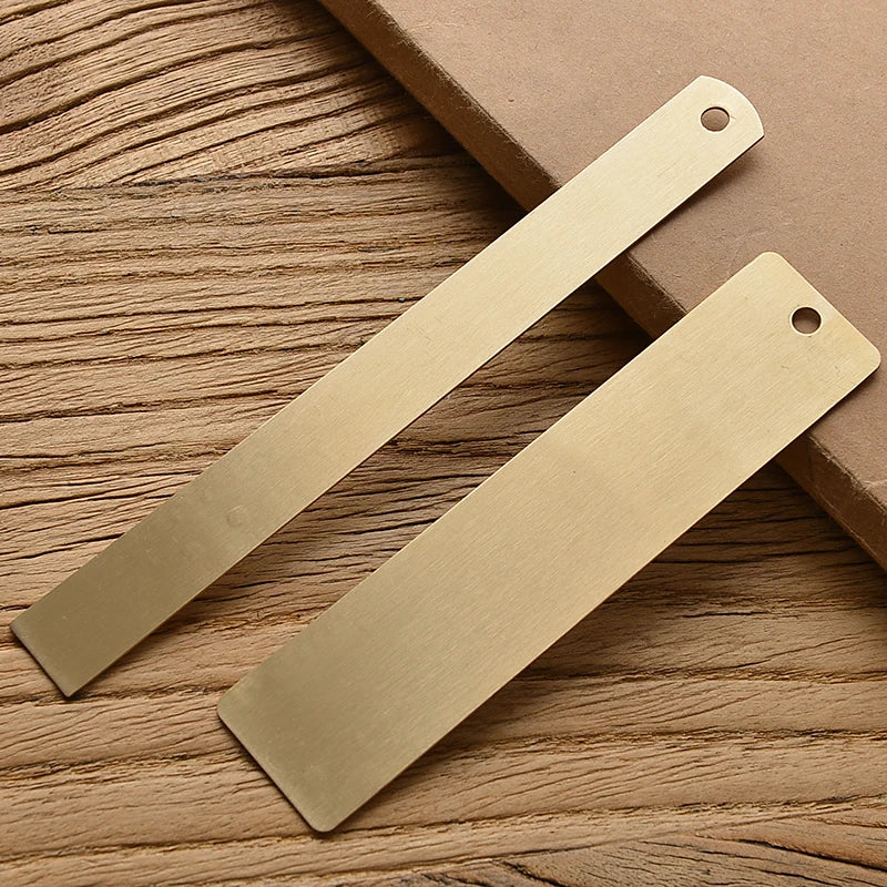 Retro Brass Straight Rulers – Metal Triangle Ruler & Protractor for School & Office Use