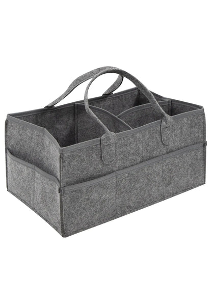 Baby Stroller Organizer Tote Bag – Foldable Portable Diaper Storage with Hanging Design for Moms