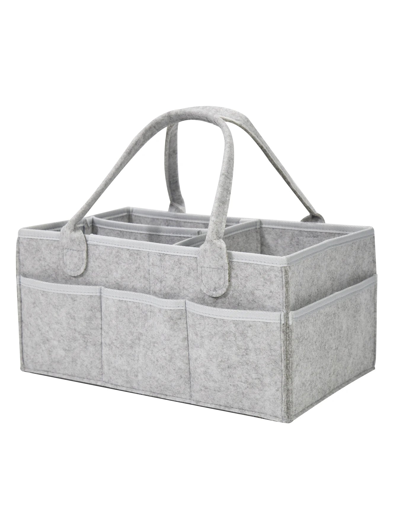 Baby Stroller Organizer Tote Bag – Foldable Portable Diaper Storage with Hanging Design for Moms