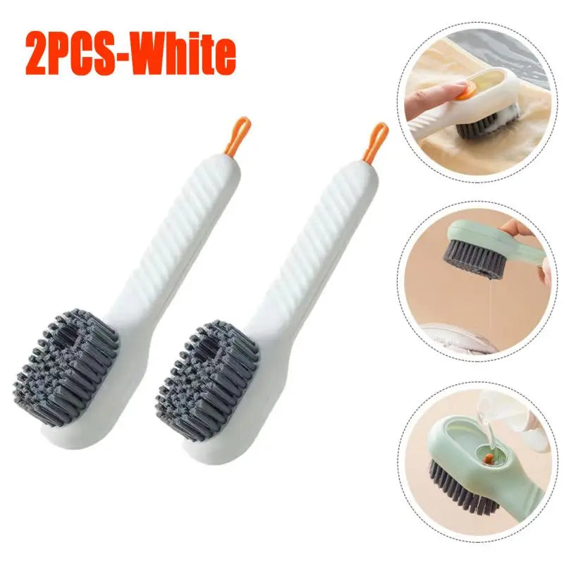 Multi-Function Automatic Spot Shoe Brush – Soft Bristle Handheld Cleaner with Liquid Dispenser