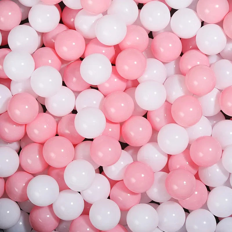 50pcs Colorful Love Star Ocean Balls – Eco-Friendly Plastic Balls for Baby Play Pits & Pools