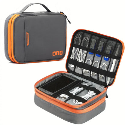 Cable Storage Bag Digital Electronic Organizer Pouch – Portable USB Data Line Charger Plug Travel Organizer Case