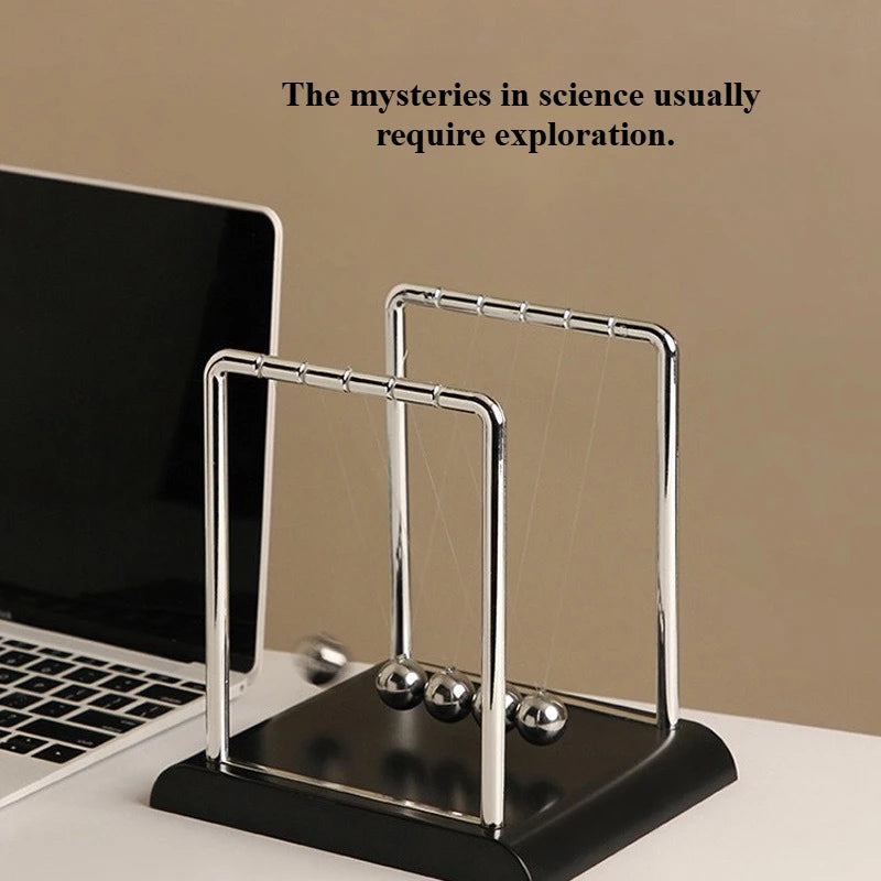 Christmas Newton’s Cradle – Plastic Pendulum Balls for Stress Relief, Office Decor & Creative Gifting
