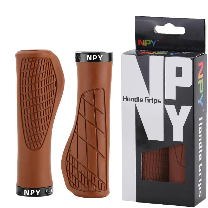 Lock-On Bicycle Handlebar Grips – Non-Slip Soft Rubber MTB Grips for 22.2mm Bars