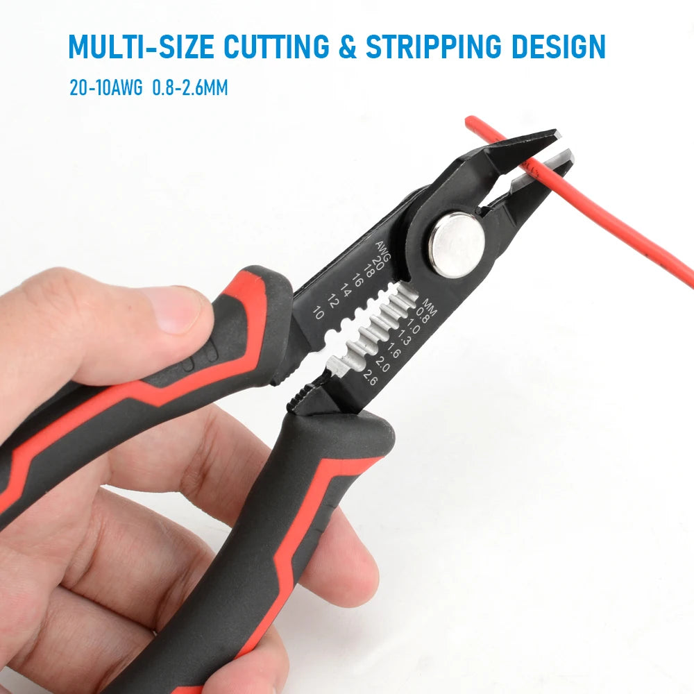 Wire Stripper Pliers Network Stripping Cutter Cable Wire Crimping Electrician Repair Tools Wire Stripper Tool hand tools