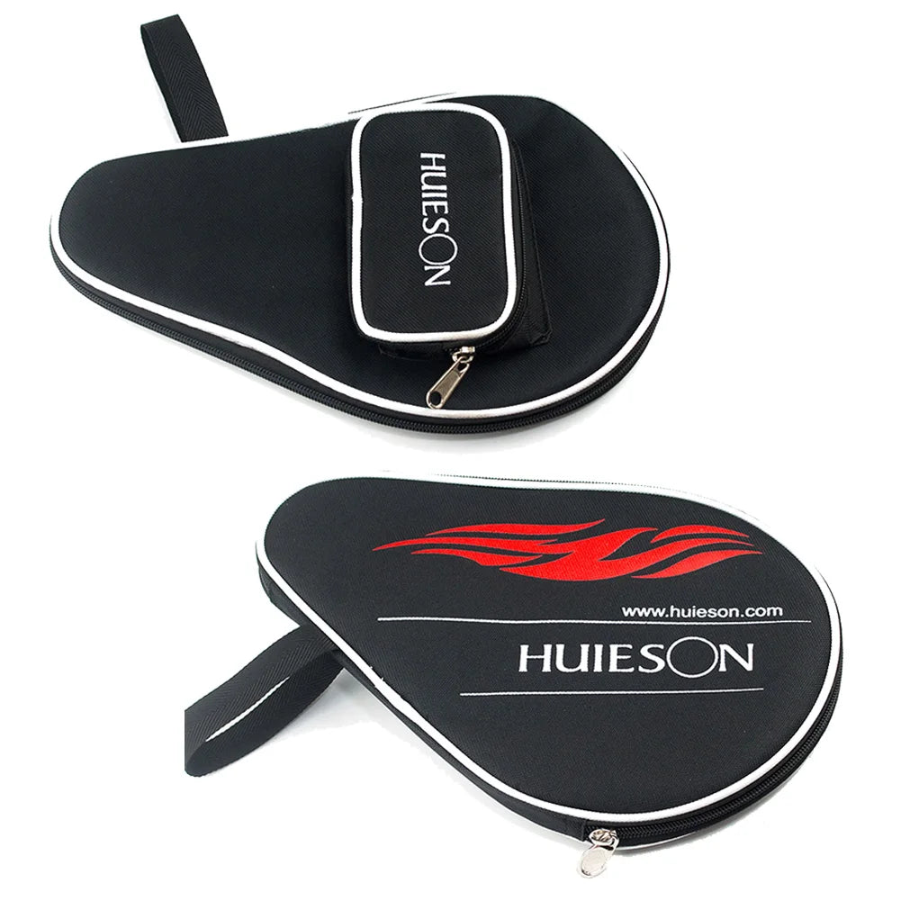 Table Tennis Racket Bag – 30x20cm Oxford Cloth Paddle Case with Ball Storage