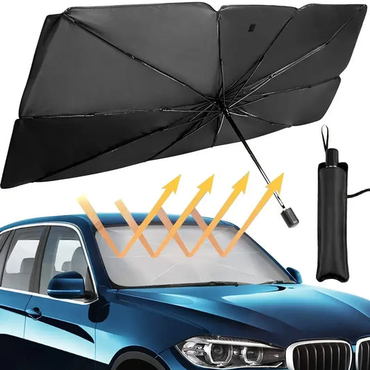 Universal Car Window Sunshade – Side & Front Windshield Heat Insulation & Sun Protection Cover