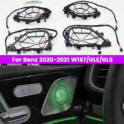 For Mercedes Benz W167 GLE GLS AMG GLE53 Car Interior Multicolor Ambient Light Sunroof Lamp Refit 64 Colours LED Skylight Lights