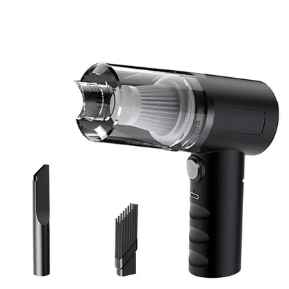 USB Rechargeable Handheld Vacuum Cleaner – Compact Car & Home Vacuum with High-Power Suction and Automatic Operation