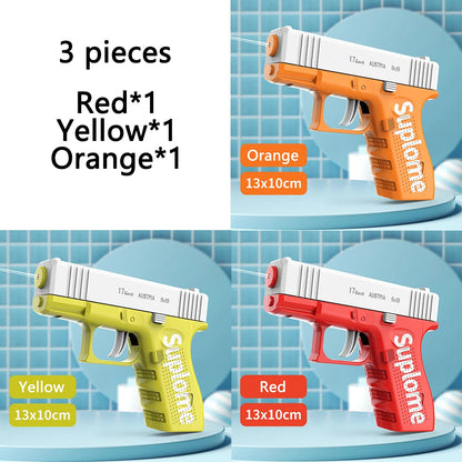 Summer Mini Water Gun Non Electric Pistol High-pressure Full Automatic Shooting Water Beach Toy Gun For Children Boy Girl Adults