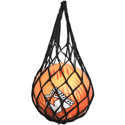 Net Soccer Volleyball Drawstring Ball Bag – Nylon Mesh Storage for Football & Sports Equipment