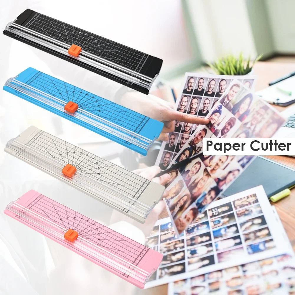 Office A4 A5 Guillotine Paper Cutter with Automatic Safety Guard – Lightweight Craft Paper Cutting Mat
